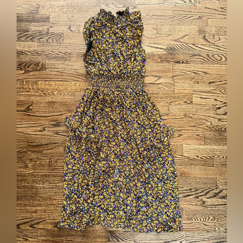 Floral Mock Neck Dress